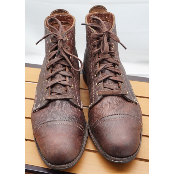 Allen Edmonds Mens Promontory Point Pebble Grain Boots Size 11.5D Dainite Sole - Picture 4 of 12